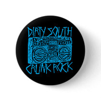 Lil Jon "Dirty South Boombox Blue" buttons by liljon Lil Jon "Dirty South Boombox Blue" buttons