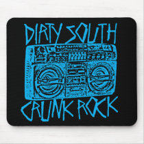 Lil Jon "Dirty South Boombox Blue" mousepads by liljon Lil Jon "Dirty South Boombox Blue" mousepads