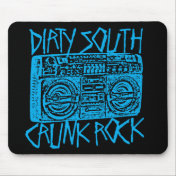 Lil Jon "Dirty South Boombox Blue" Mouse Mats Lil Jon "Dirty South Boombox Blue" Mouse Mats