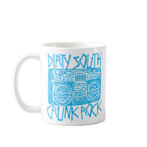 Lil Jon "Dirty South Boombox Blue" mugs by liljon Lil Jon "Dirty South Boombox Blue" mugs