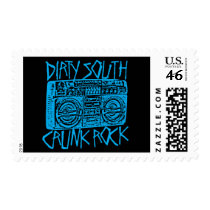 Lil Jon "Dirty South Boombox Blue" stamps