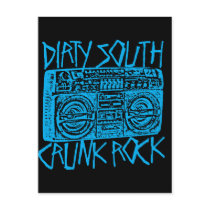 Lil Jon "Dirty South Boombox Blue" postcards by liljon Lil Jon "Dirty South Boombox Blue" postcards