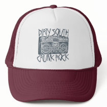 Lil Jon "Dirty South Boombox Gray" hats by liljon Lil Jon "Dirty South Boombox Gray" hats