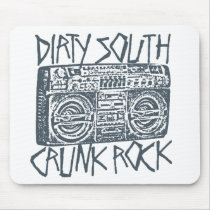 Lil Jon "Dirty South Boombox Gray" mousepads