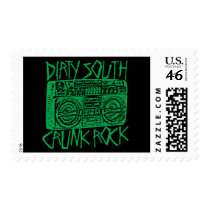 Lil Jon "Dirty South Boombox Green" stamps