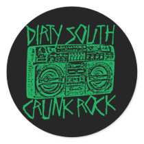Lil Jon "Dirty South Boombox Green" stickers by liljon Lil Jon "Dirty South Boombox Green" stickers