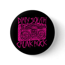 Lil Jon "Dirty South Boombox Pink" buttons by liljon Lil Jon "Dirty South Boombox Pink" buttons