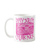 Lil Jon "Dirty South Boombox Pink" mugs by liljon Lil Jon "Dirty South Boombox Pink" mugs