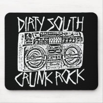 Lil Jon "Dirty South Boombox White" mousepads