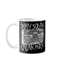 Lil Jon "Dirty South Boombox White" Coffee Mugs