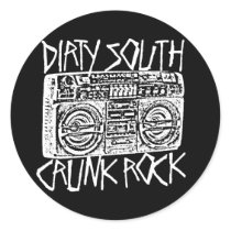 Lil Jon "Dirty South Boombox White" stickers by liljon Lil Jon "Dirty South Boombox White" stickers
