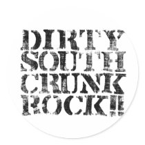 Lil Jon "Dirty South Crunk Rock" Distressed stickers by liljon Lil Jon "Dirty South Crunk Rock" Distressed stickers