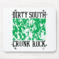 Lil Jon "Dirty South Crunk Rock" Green mousepads
