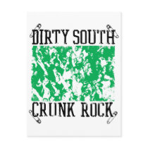 Lil Jon "Dirty South Crunk Rock" Green postcards