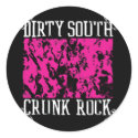 Lil Jon "Dirty South Crunk Rock" Pink stickers by liljon Lil Jon "Dirty South Crunk Rock" Pink stickers