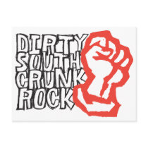 Lil Jon "Dirty South Fist" Red postcards by liljon Lil Jon "Dirty South Fist" Red postcards