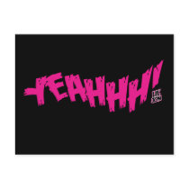 Lil Jon "Yeeeah!" Magenta postcards