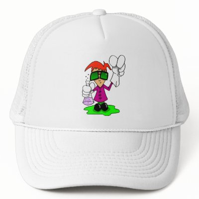 Lil Mad Scientist Trucker Hats by Ibrokemycrayon