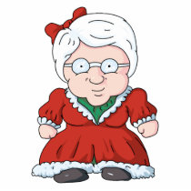 Lil' Miss Clause photo sculptures