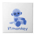 L'il Monkey (blue) tiles