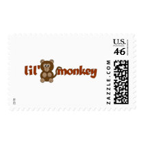Lil monkey postage by Coolkidstees Lil monkey postage