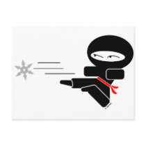 Lil' Ninja postcards