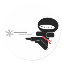 Lil' Ninja stickers by MendiSue Lil' Ninja stickers