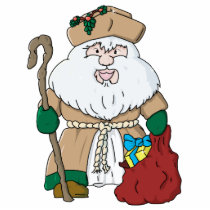 Lil Old St Nick Ornament Photo Cut Outs