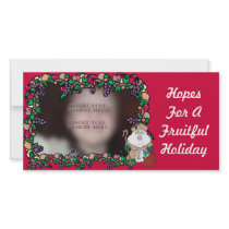 Lil' Ole St. Nick Fruiful Holiday photo cards