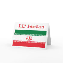 Lil' Persian Greeting Card by FlagTshirts Lil' Persian Greeting Card