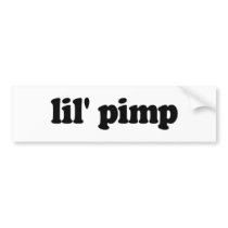 Lil pimp bumper stickers