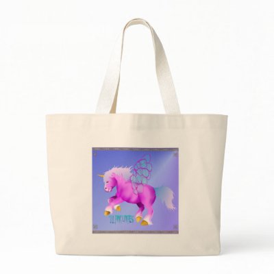 'Lil Pink Unipeg poster Bag