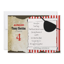 Lil Pirate Party Invitation