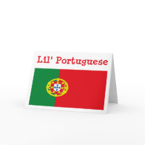 Lil' Portuguese Greeting Card by FlagTshirts Lil' Portuguese Greeting Card