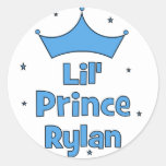 Lil' Prince Rylan Round Sticker