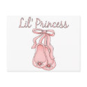 Lil' Princess Ballet Shoes   1 postcards
