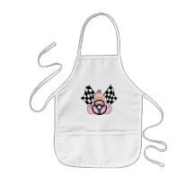 Lil Race Winner Baby Girl Apron