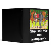Lil Red 3 Ring Binder