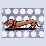 Lil' Red Doxie Blank Card