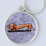 Lil' Red Doxie Keychain