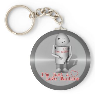 (Lil' Robo-x9) Love Machine keychain