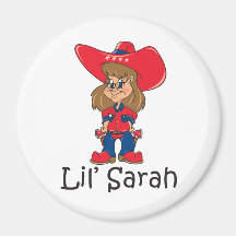 Lil' Sarah - Fridge Magnet