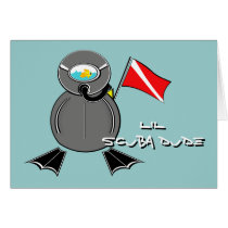 lil scuba dude cards