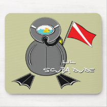 lil Scuba Dude mousepads