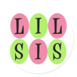 Lil Sis stickers