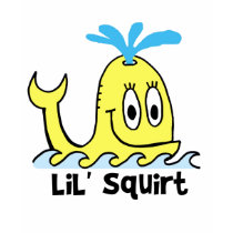 lil squirt for the kiddies or small people t-shirts