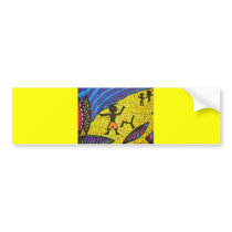 Lil Surfer Dude at Work Bumper Sticker