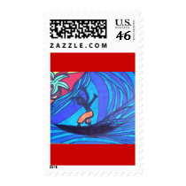 Lil' Surfer Dude postage