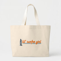 Lil Surfer Girl Tote Bag