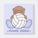 Lil Volleyball Baby Boy - Ethnic Magnets